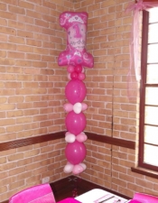 1st-brithday-princess-balloon-tower-floor-column